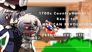 1700s CountryHumans React to American and French Revolution   ENG  Short [upl. by Rexford]