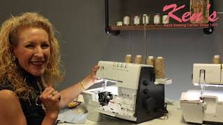 Bernette b62 Coverstitch Machine Feature Overview [upl. by Ykcub247]