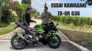 Essai Kawasaki ZX6R 636  un missile sur deux roues   ft Le Motard Girondin [upl. by Murage929]