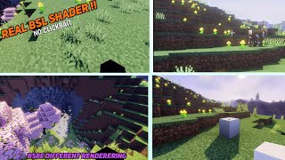 Real BSL Shader for mcpe  BSBE different technical glitches 120 [upl. by Atsev]