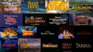 Walt Disney Animation Movie Trailers quotAll at Oncequot Volume 2 19701999 [upl. by Nirat]