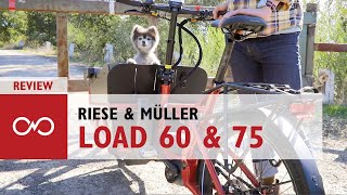 Review Riese amp Muller Load 60 amp Load 75 Full Suspension Cargo Bike [upl. by Wileen604]