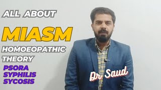 Homoeopathic Miasmatic Theory of Dr Hahnemann  Psora Syphilis Sycosis  Chronic Disease [upl. by Mourant767]