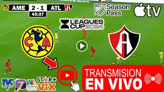 América vs Atlas en vivo donde ver a que hora juega América vs Atlas Leagues Cup Eliminatoria 32 [upl. by Sukey]