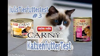 Katzenfutter ANIMONDA CARNY ADULT im Test  Nassfutter für Katzen  Review  JulisTierfuttertest 3 [upl. by Aizitel]