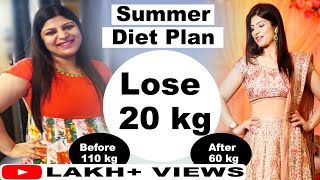 Summer Weight Loss Diet Plan  Lose Weight Fast In Hindi  Lose 20 Kg Fast  DrShikha Singh [upl. by Nnaeus927]