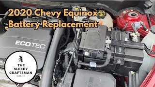 Battery Replacement for a 2020 Chevy Equinox [upl. by Ellehciram]