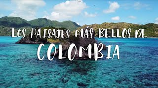 Los Paisajes más Bellos de COLOMBIA  DRONE 4k [upl. by Hehre]