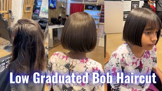 How to  Low Graduated Bob haircut  Child ￼Bob haircut  short Haircut Tutorial  Bob haircut sikhe [upl. by Purse]