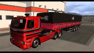 Scania R112M do AN nas Estradas de terra do Mapa EBR 151152  glskins aovivo [upl. by Arymahs]