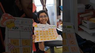 School Assignment DIY DIY calendar diy craft Minivlog youtubeshorts craftideas [upl. by Crelin]