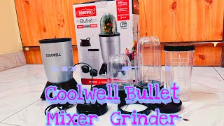 Cookwell Bullet Mixer Grinder3 Jars  Review unboxwithsweta [upl. by Adikam]