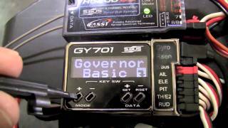 Bobby Watts Demonstrates How to Set Up the Futaba CGY 750 Flybarless Unit Part 2 of 2 [upl. by Crary]