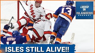 The New York Islanders Stayed Alive with a 2 OT Win Courtesy of Mathew Barzals Game Winner [upl. by Atsyrc764]