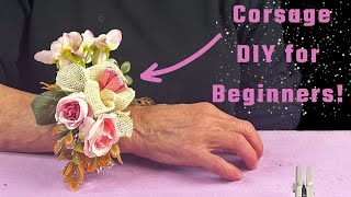 Quick Corsage DIY for Beginners [upl. by Floeter944]