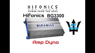 Hifonics Brutus Gamma BG33001D amp Dyno review Amm1 on HiFi Vector DL14 audio amp dummy load [upl. by Portugal]