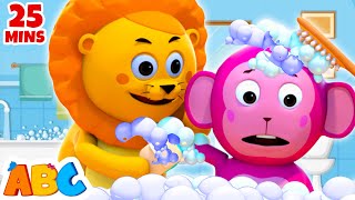 Bath Time Song  All Babies Channel Nursery Rhymes Songs for Kids [upl. by Korfonta]