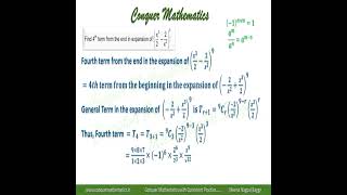 4th term in the expansion of x32  2x29  Binomial Theorem  Class 11 Mathematics [upl. by Dinan]