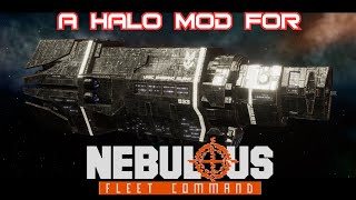 Halo Ship Combat Mod Trailer  Legends of Reach  Halo Ship Game  A Nebulous Fleet Command Mod [upl. by Flan]