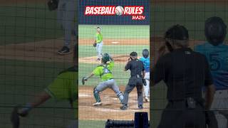 Baseball Rules Pitchers can’t field popups Baseball ⚾️ Life MA2tv MILB YouTube Shorts MLB [upl. by Mukerji]