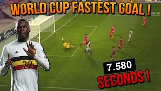 World Cup fastest goal  75 Seconds by Benteke Gibraltar VS Belgium 10102016 HD [upl. by Htedirem513]