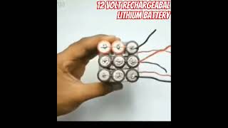 12 volt rechargeable lithium battery [upl. by Idnac]