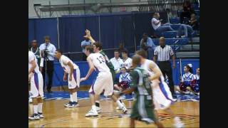 One armed DI basketball player in action Manhattan vs American 112509 [upl. by Netnerb]