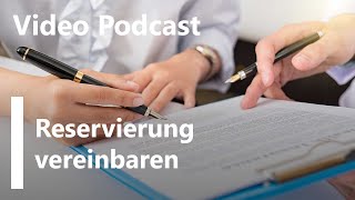 VideoPodcast  Tipp Die Reservierungs Vereinbarung [upl. by Yesnik]