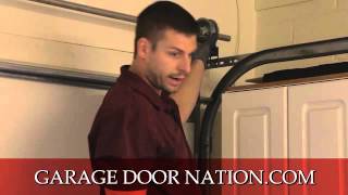 How to Fix A Crooked Garage Door [upl. by Nissa]