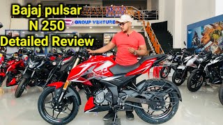 Bajaj Pulsar N 250 Detailed Review By Auto Magnetic pulsarn250 bikereview sportsbike bajaj [upl. by Ahsito378]