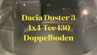 Dacia Duster 3  4 x 4 Tce 130 Doppelboden  Produktion [upl. by Boeke963]