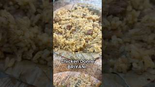 How to make DONNE BIRIYANI Chicken Donne BRIYANI Bangalore style shorts shortsfeed chicken [upl. by Delano]