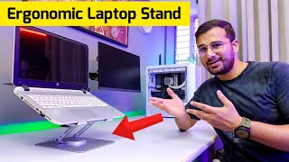 Best Laptop Stand India With Solid Build Quality 🇮🇳 [upl. by Enneyehc]