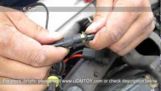 How to install HID Conversion Kit by iJDMTOYcom [upl. by Blackstock]