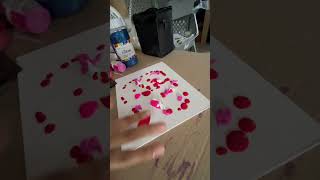 Satisfying finger painting asmr acrylic paints modernart abstractart abstract art paintings [upl. by Eamanna]