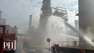 Refinery Fire Investigation Underway No Impact on Oil Supply  PHJ [upl. by Ridan]