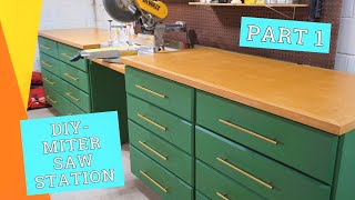 Ultimate Miter Saw StationPart 1 [upl. by Violet]