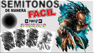 Como Hacer SEMITONOS de manera FACIL  SERIGRAFIA [upl. by Haon]