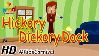 Hickory Dickory Dock  Nursery Rhymes  Play School Songs  Easy To Learn [upl. by Orville]