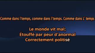 Kain  Comme dans ltemps  Karaoke  Lyrics [upl. by Latimer]