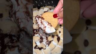 Make Air Fryer S’mores Dip with me 🍫🫶🏽🍂👩🏽‍🍳 airfryerrecipes smores smorescookies [upl. by Adnylg168]