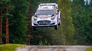 Best of WRC Rally Finland 2024  Crashes Action and Raw Sound [upl. by Dara]