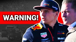 Real Reason Why Jos Verstappen Was WARNED By RedBull [upl. by Eiddam484]