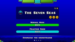 The Seven Seas ALL 3 COINS  Geometry Dash Meltdown [upl. by Raknahs]