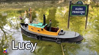 Rc tugboat opduwer Lucy scale 133 slow motion [upl. by Assirek]