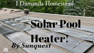 Installing a Sunquest Solar Pool Heater Part 1 Installation of the Panels [upl. by Vershen]