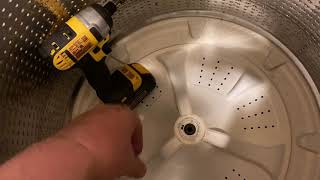 How to take out the agitator in your Maytag centennial washer [upl. by Taffy]