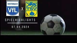 Kreisliga B TSV Schlechtbach 2 vs VFL Winterbach 2 [upl. by Ohara]