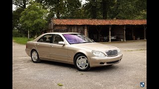 MercedesBenz W220 S600 Lang  36000km Orig Paint 2001 Travertin Beige  Oldenzaal Classics [upl. by Tsepmet51]