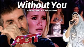 Golden Buzzer  Simon Cowell Cried When He Heard the Song Without You With an Extraordinary Voice [upl. by Ylime]